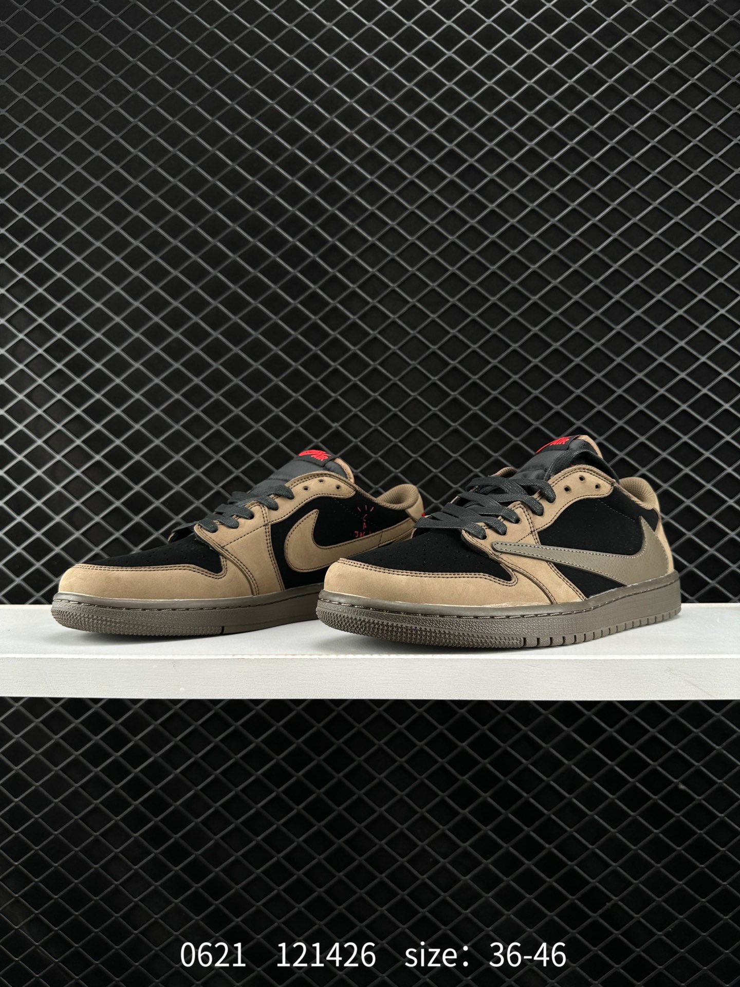 Fragment Design x Travis Scott x Nike Air Jordan 1 Low OG SP”Military Blue”